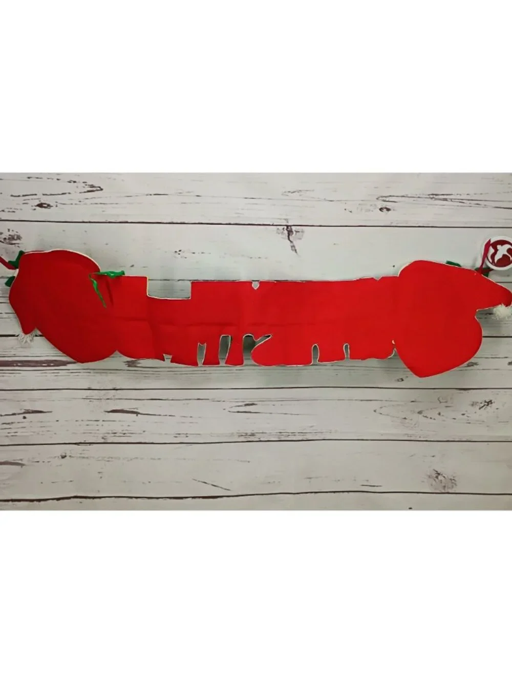 Vintage LTD Commodities Inc Merry Christmas Garland With Santa & Gift Decor Sign